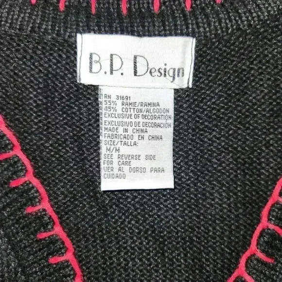 Snowman Holiday Ugly Christmas Sweater Vest Size M - Picture 6 of 6